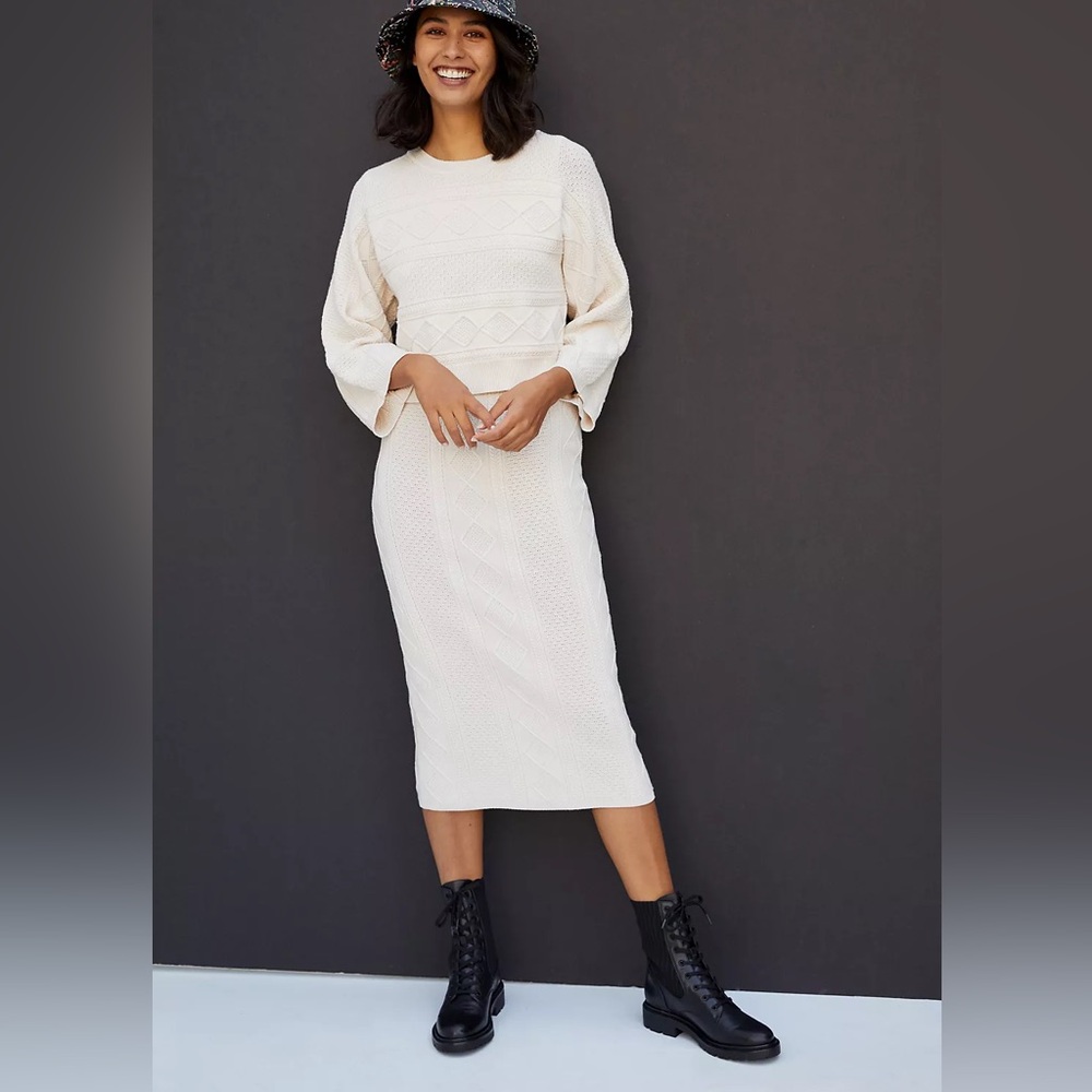 Hayden Sweater MIDI Dress for Anthropologie NWT Size Medium